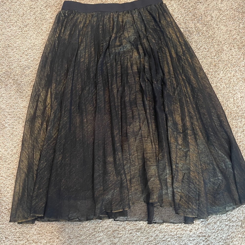 WHBM metallic skirt